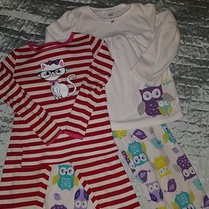 Carter girls pajamas.